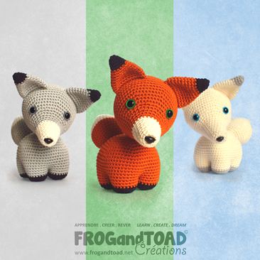 FARGO - le renard / the fox - Amigurumi Crochet - FROGandTOAD Créations